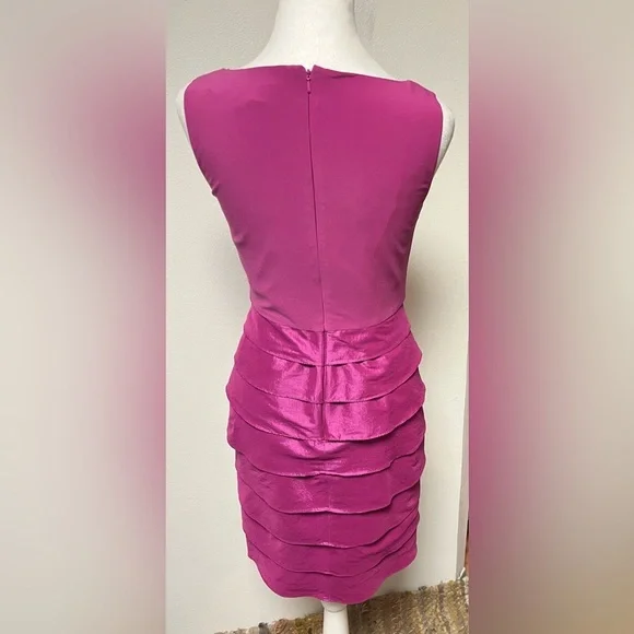 hot pink strapless prom dress Mermaid Hot Pink Sequins Strapless Prom Dresses with Slit, Pink / 14